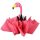 Flamingos, összecsukható rózsaszín esernyő, 