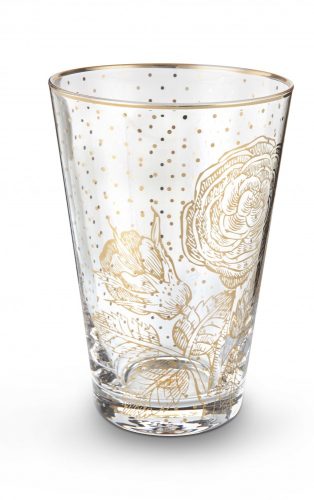 Üveg pohár 370ml Longdrink-Royal Golden Glass- Pip studio-