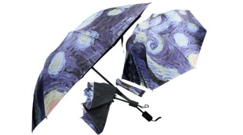 Esernyő összecsukható 55x95cm,Van Gogh_Csillagos éj 