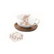 Porcelán teáscsésze akácfa aljjal,250ml,dobozban,Sakura