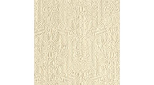 Dombornyomott esküvői papírszalvéta 25x25cm,15db-os-Elegance cream 