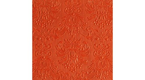 Dombornyomott papírszalvéta 25x25cm,15db-os-Elegance narancs