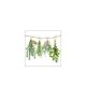 Dekorszalvéta fehér, friss gyógynövények, 25x25cm, 20db-os- Fresh Herbs 