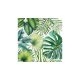 Tropical Leaves papírszalvéta 33x33cm, 20db-os, Zöld,