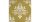 Aranyszínű, dombornyomott papírszalvéta, arany barokk 33x33cm,15db-os-Elegance 
