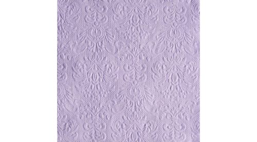 Dombornyomott papírszalvéta 40x40cm,15db-os-Elegance lavender