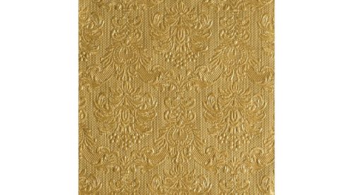 Dombornyomott papírszalvéta 40x40cm,15db-os-Elegance gold