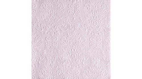 Dombornyomott papírszalvéta 40x40cm,15db-os-Elegance Lilac pearl 