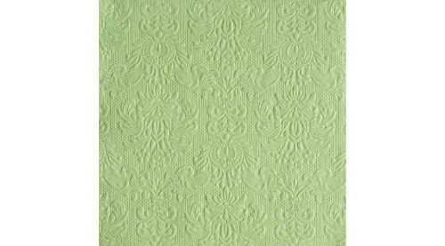 Dombornyomott papírszalvéta 40x40cm,15db-os-Elegance Pale Green 