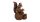Kerámia figura, mókusmama gyerekével 8,5x13cm - Dekorációs kiegészítők
