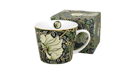 Porcelánbögre 600ml dobozban, William Morris-Pimpernel 