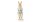 Sárgarépát evő nyuszi 7x5x15cm, húsvéti műanyag dekorfigura - Dekorációs kiegészítők 