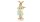 Nyuszi katicás virághegedűvel 8x5x16cm, műanyag dekorfigura - Dekorációs kiegészítők 
