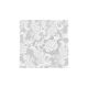 Lace Royal silver white dombornyomott papírszalvéta 33x33cm,15db-os