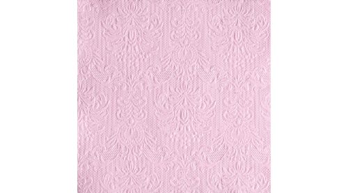 Dombornyomott papírszalvéta elegáns rózsszín  33x33cm,15db-os Ambiente B.V.