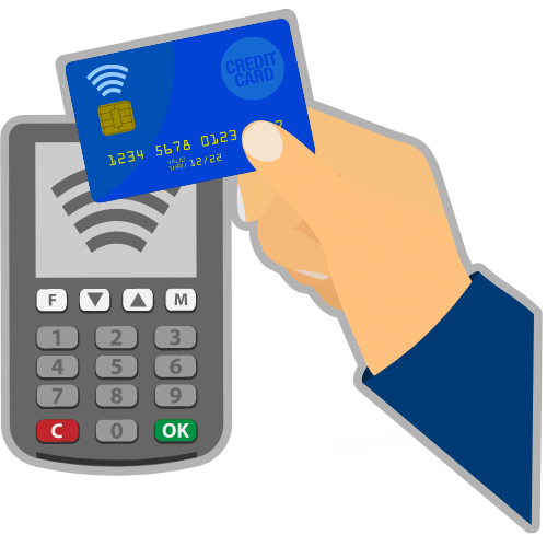 Bankkártyával fizetés személyes átvétel